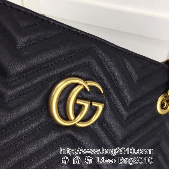 GUCCI古馳頂級原單 新款專櫃品質 實物實拍 524578 克色雙鏈條單肩包 HY1102